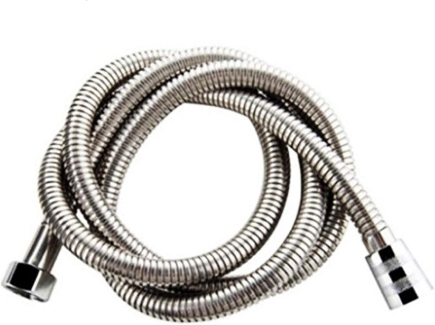 Gkirqvpe 2M Shower Hose Shower Hose, Shower Hose Flexible Stainless Steel High Pressure 1.2M-3M Bathroom Accessories