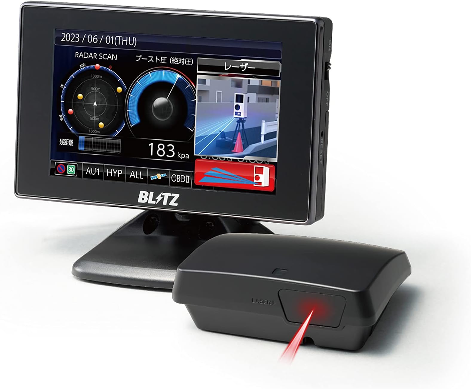 Amazon | BLITZ(ブリッツ) Touch-LASER TL313S 新周波数使用移動オービスMSSS対応! 新開発フルオート機能 ...