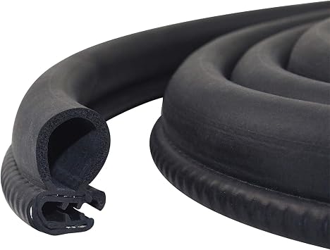 Storystore Automotive Door Weather Stripping 11Ft Car Door Rubber Edge Trim Seal Strip Gasket with Side Car Door Seal for Car Bus Camper Boat RV Truck Doors
