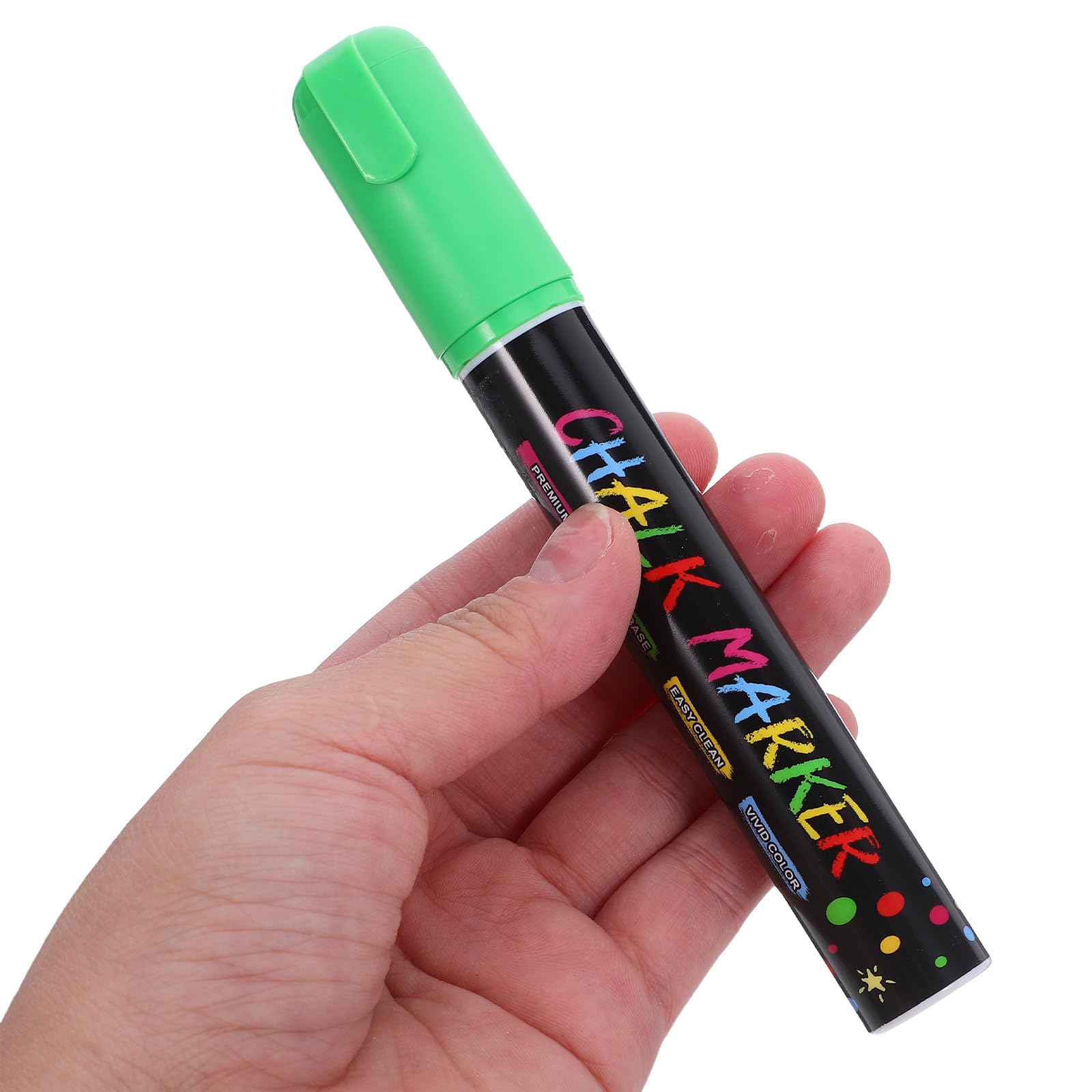 YARNOW Rotuladores Punta Gruesa 8 de Tiza Líquida Borrables para Pizarra y Tinta Fluorescente, para Mensajes en Escaparates y Tableros Publicitarios