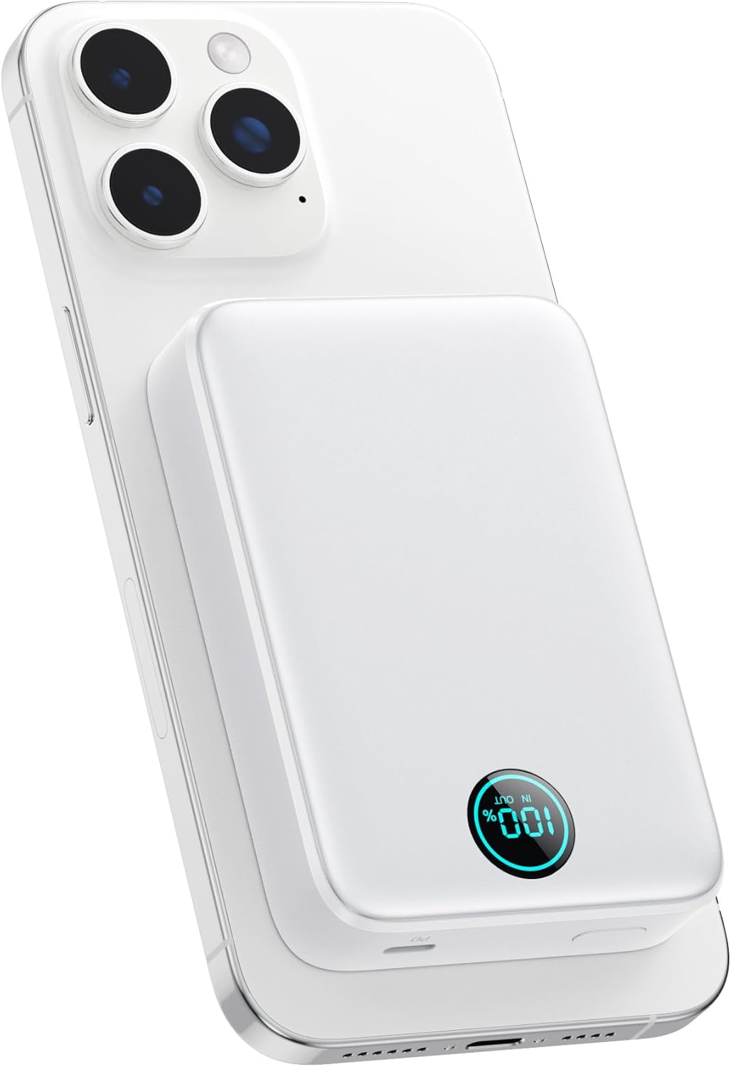 Magnetic Portable Charger 10800mah for Magsafe Battery Pack, Wireless Power Bank with 25W PD Fast Charging & LCD Display, Travel Essential Phone Battery Charger For iPhone 17/16/15/14/13/12 Series