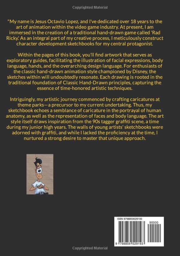 Miniatura 2 de Rad Ricky Sketch Book 2D Video Game Sketch Book