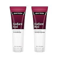 Vista 1 de John Frieda Radiant Red Boosting - Champú y acondicionador para cabello rojo, 8.3 onzas líquidas, paquete de 2