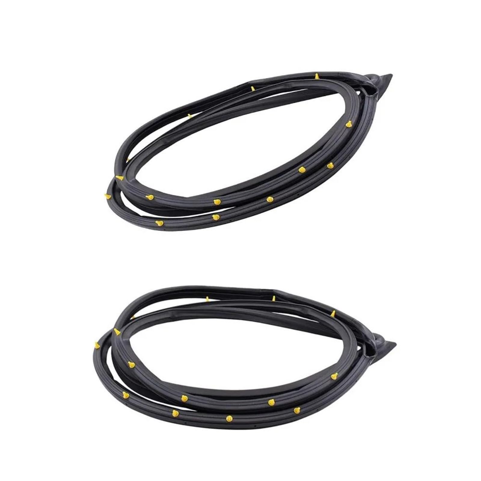 Atgcbcauf Front Left And Right Car Door Weatherstrip Moulding Seal Strip Front Rear Left Right For Civic Sedan 2006 2007 2008 2009 2010 2011 Atgcbcauf(Front Left And Right)