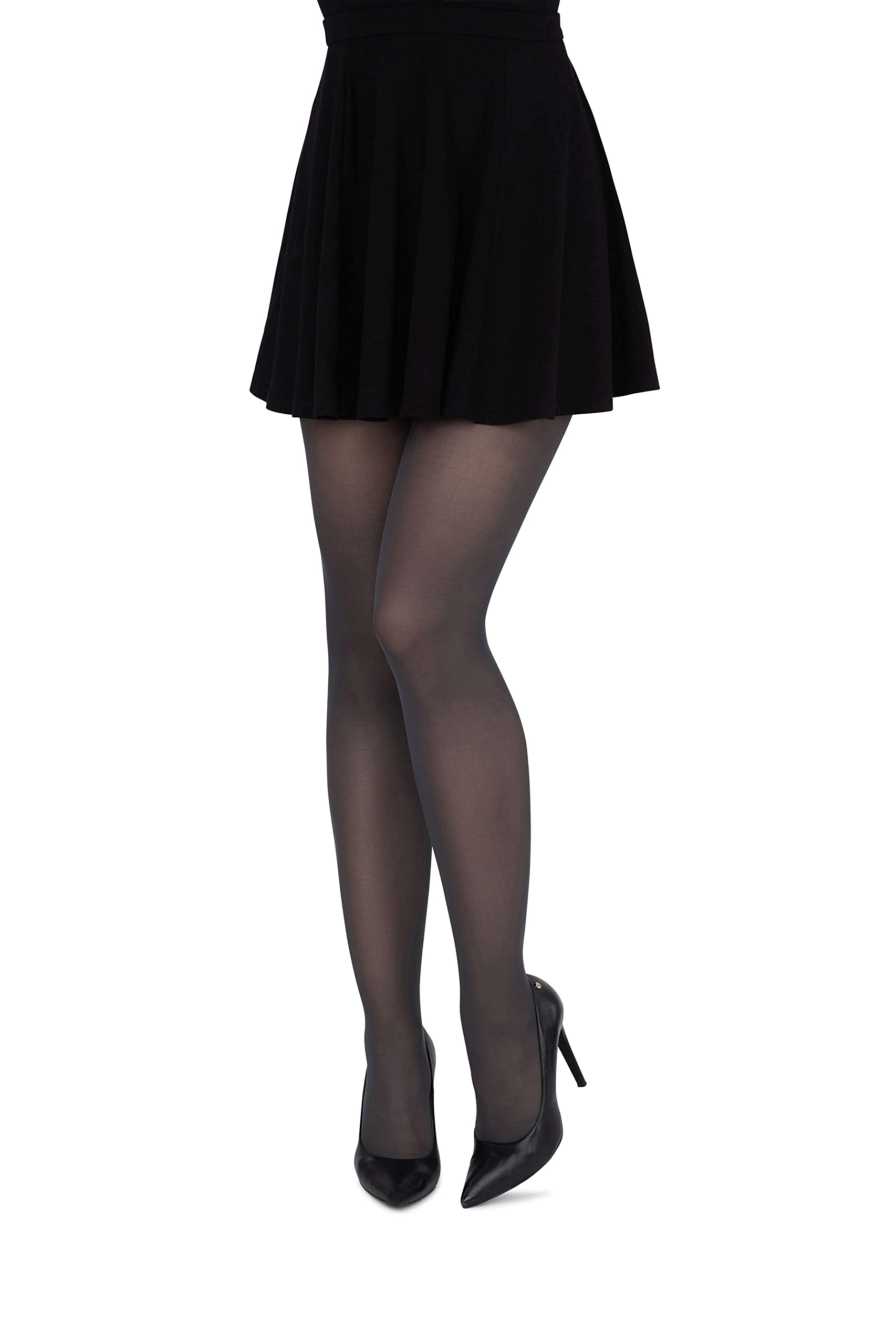 Lores Women's Fumo Concorde 60 Denier Soft Opaque ’S Tights - Italian-Made Classic Matte Pantyhose In Durable Microfiber Full Stockings, S