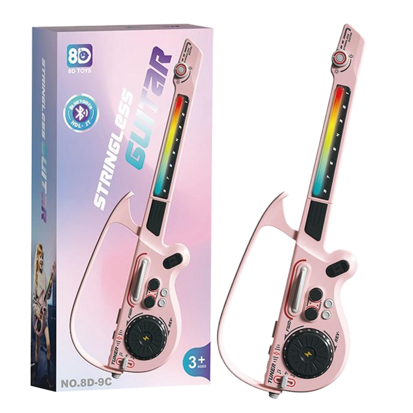 Chitarra Elettrica Per Ragazzi Giocattolo Educativo Senza Corde e Wireless | Chitarra Karaoke Ricaricabile Giocattoli Per Ragazzi Ragazze Principianti Pratica Casa Viaggio Regalo Compleanno Natale