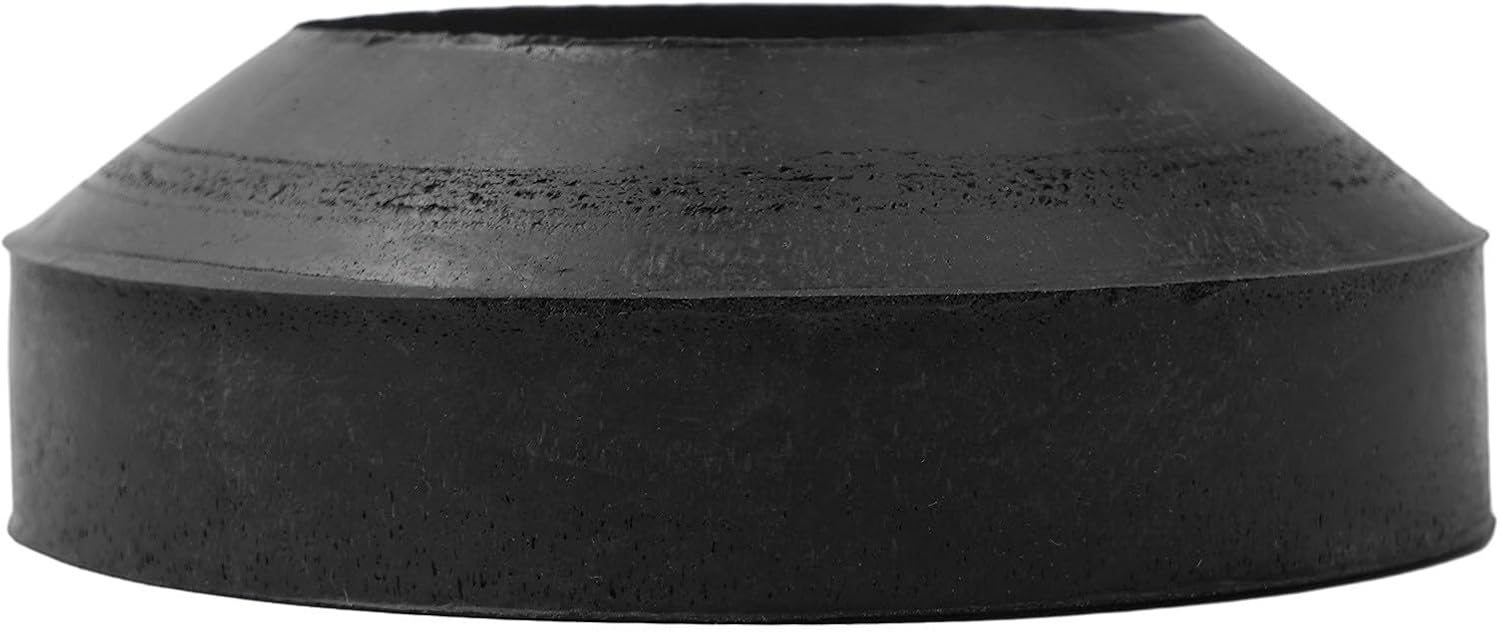 Conical Cone Shaped Donut Washer for Toilet Cistern Seal Pan Rubber Gasket, 98x30mm Black Rubber Sealing Disc for Toilet Tank