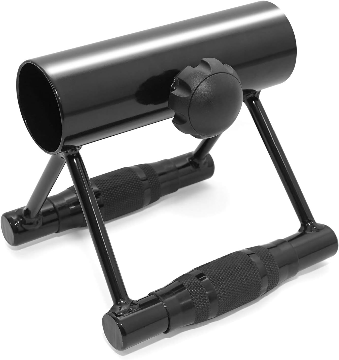 Yes4All Landmine Double D Row Handle/Landmine Handle Attachment with Textured Rubber Handles – Double D Landmine Handle Fits 2-inch Olympic Bars