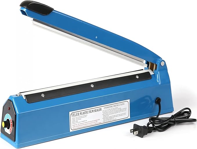 Yeler12 Inch Impulse Heat Sealer Impulse Bag Sealer, Manual