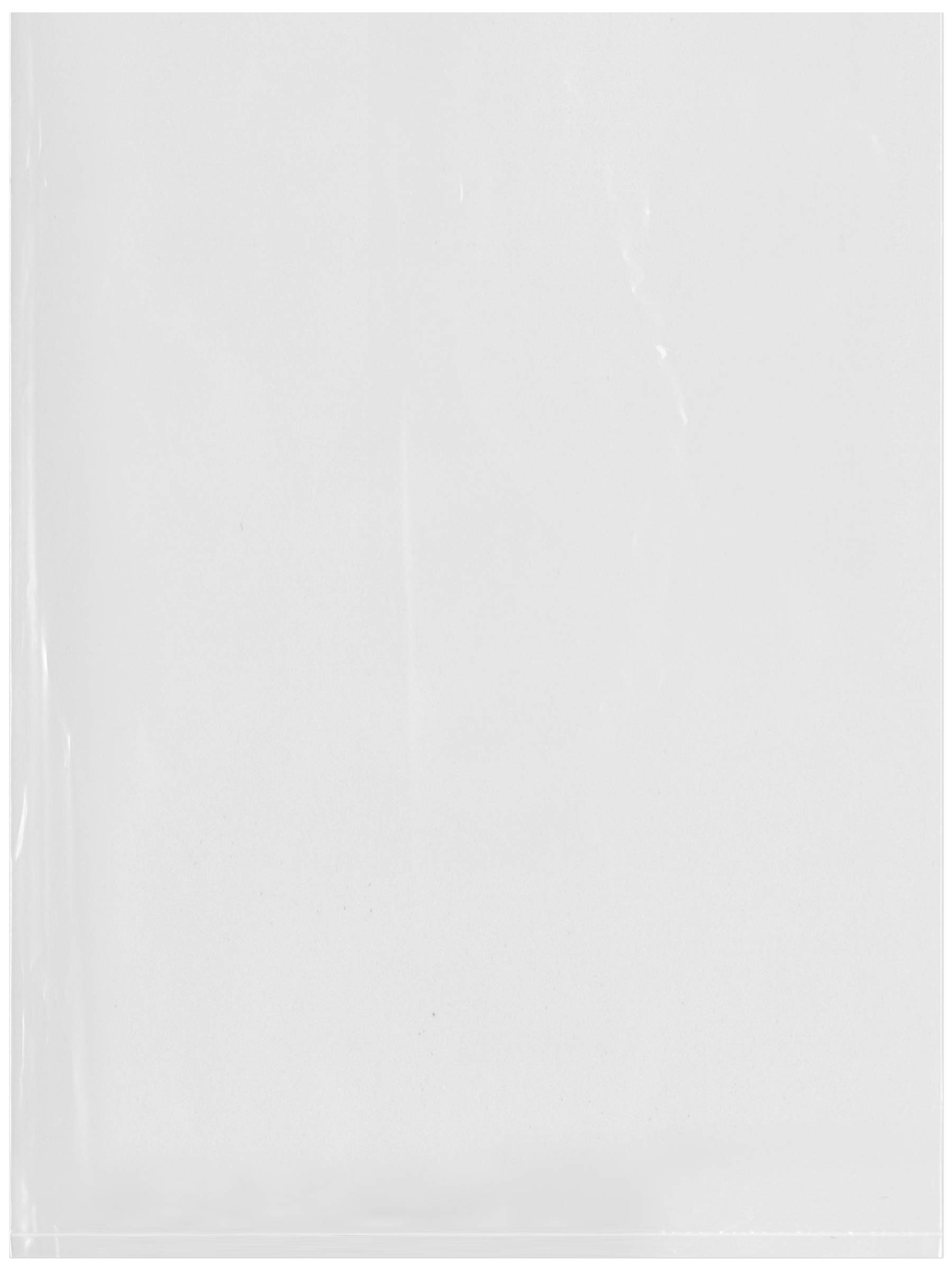 Plymor Flat Open Clear Plastic Poly Bags, , 9" x 12" (Pack of 100)