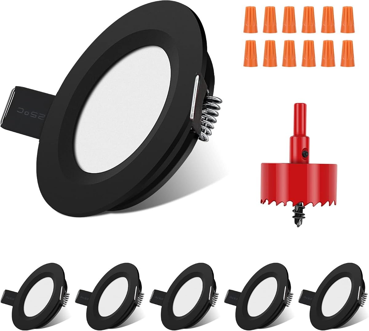 RVZONE 12V Recessed LED Puck Lights