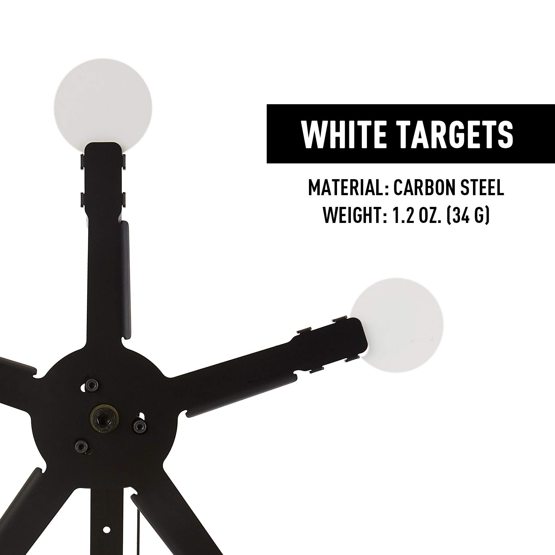 Buy HIRAM Resetting Target Stand with 5 Spinning Targets for Close