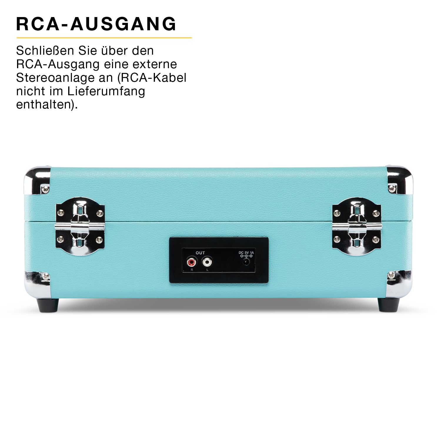 Victrola Journey II – Bluetooth-Kofferplattenspieler – Integrierte Stereo-Lautsprecher mit verbessertem Bass, 3-Geschwindigkeits-Plattenspieler, RCA- und Kopfhörerausgänge(Rosa)