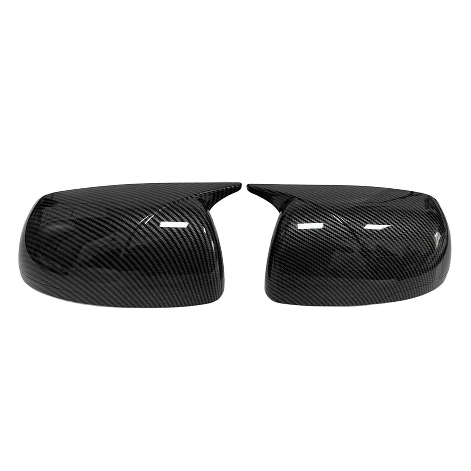 Car Mirror Cover for Kia for Picanto 2012-2025 2X Car Sticker Rearview Side Mirror Cover Wing Cap Exterior Case Trim Accessories Vehicle Decoration(No Light Carbon)
