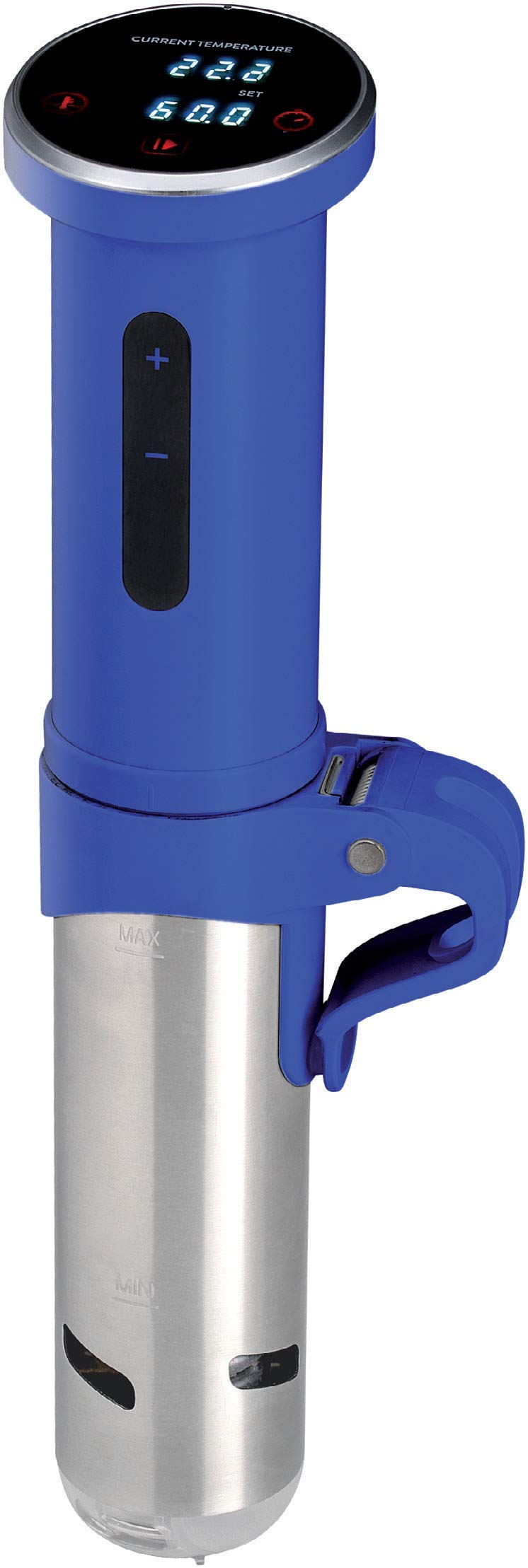 Pentole Agnelli, SVC01BA, Sous Vide Cooker Termocircolatore ad Immersione per la Cottura Sottovuoto a Bassa Temperatura, Acciaio/Plastica, Blu