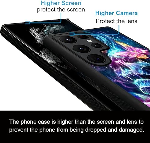 Miniatura 8 de ZHEGAILIAN Funda compatible con Samsung Galaxy S23 Ultra, Love Rose Butterfly Galaxy S23 Ultra para niñas, antideslizante, funda de TPU suave