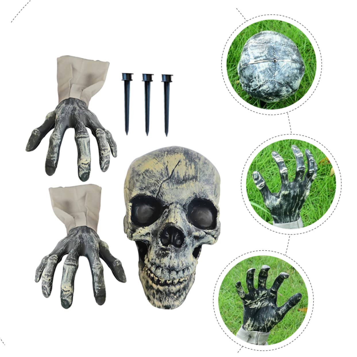TOYANDONA Decorazioni Per Halloween Da Decorazioni Orribili Per Di Decorative Per Con Picchetti Per Feste Halloween o Da All