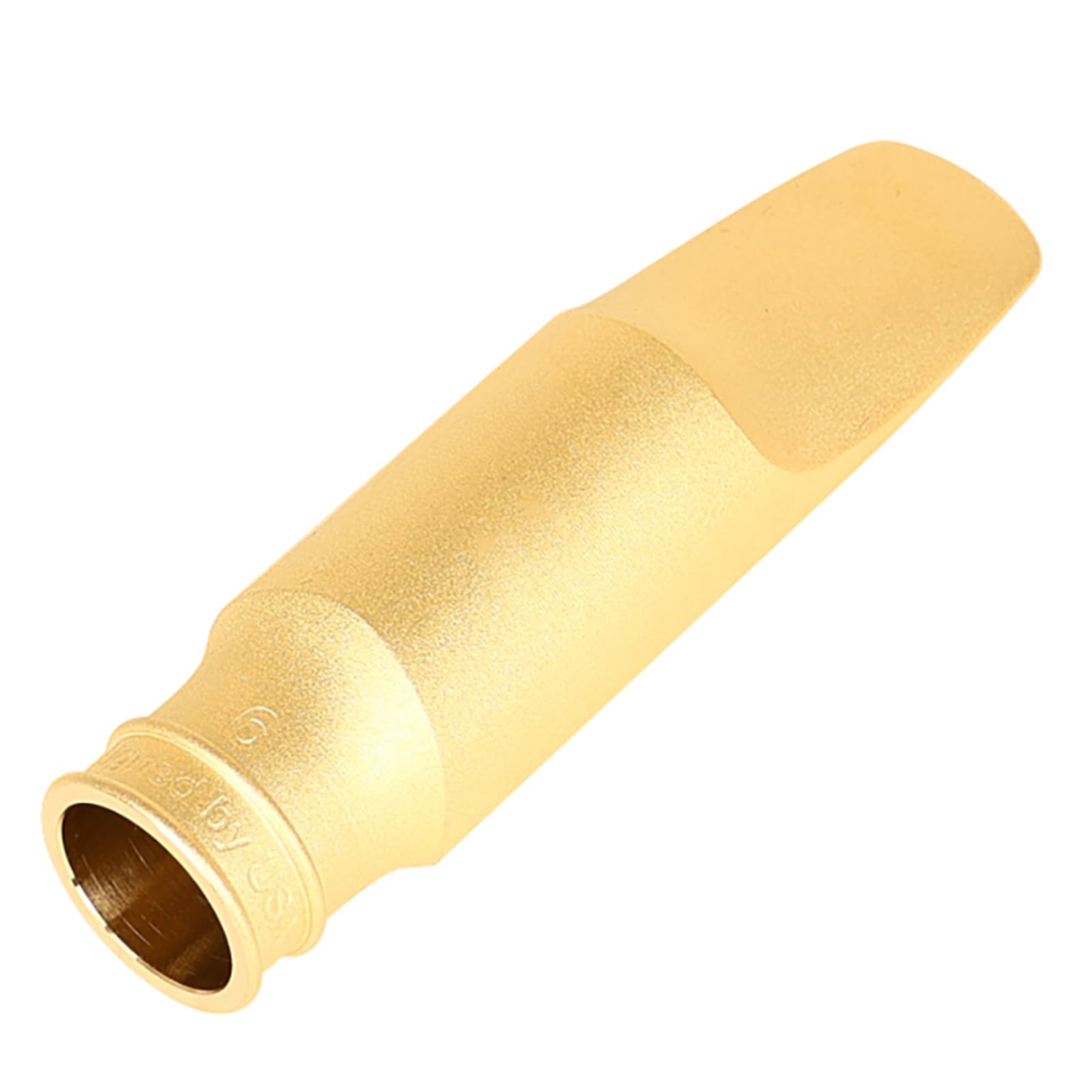 Boquilla profesional para saxofón Altos de latón y metal, boquillas planas para saxofón E con ligadura y tapa, accesorios de latón E Flat Saxofón