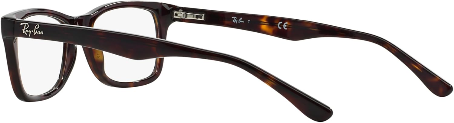Ray-Ban Rx5228 Square Prescription Eyeglass Frames Dark Havana/Demo 53 Millimeters