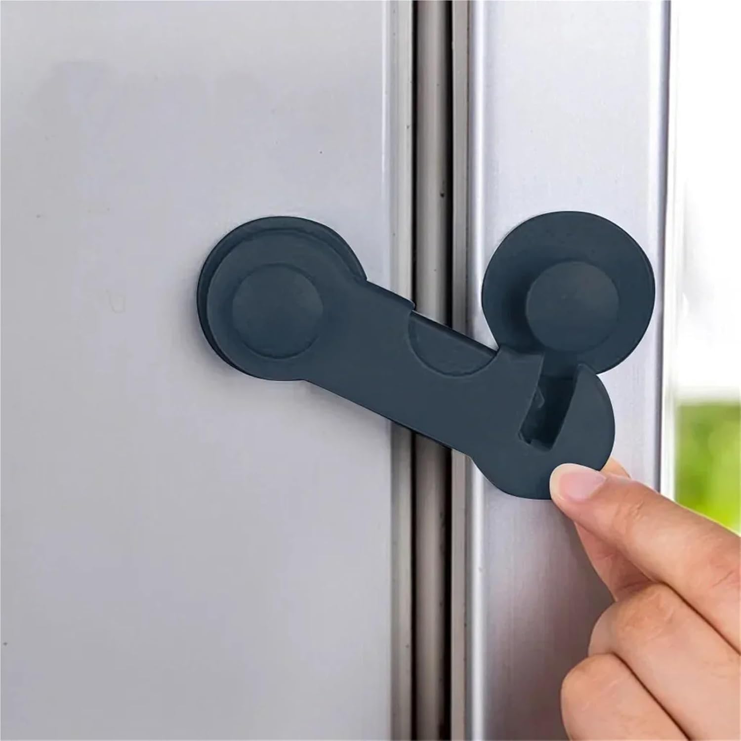 Child Safety Cabinet Locks 30PC Child Safety Cabinet Lock Baby Proof Security Protector Drawer Door Cabinet Lock Plastic Protection Kid Safety Door Lock(BK)