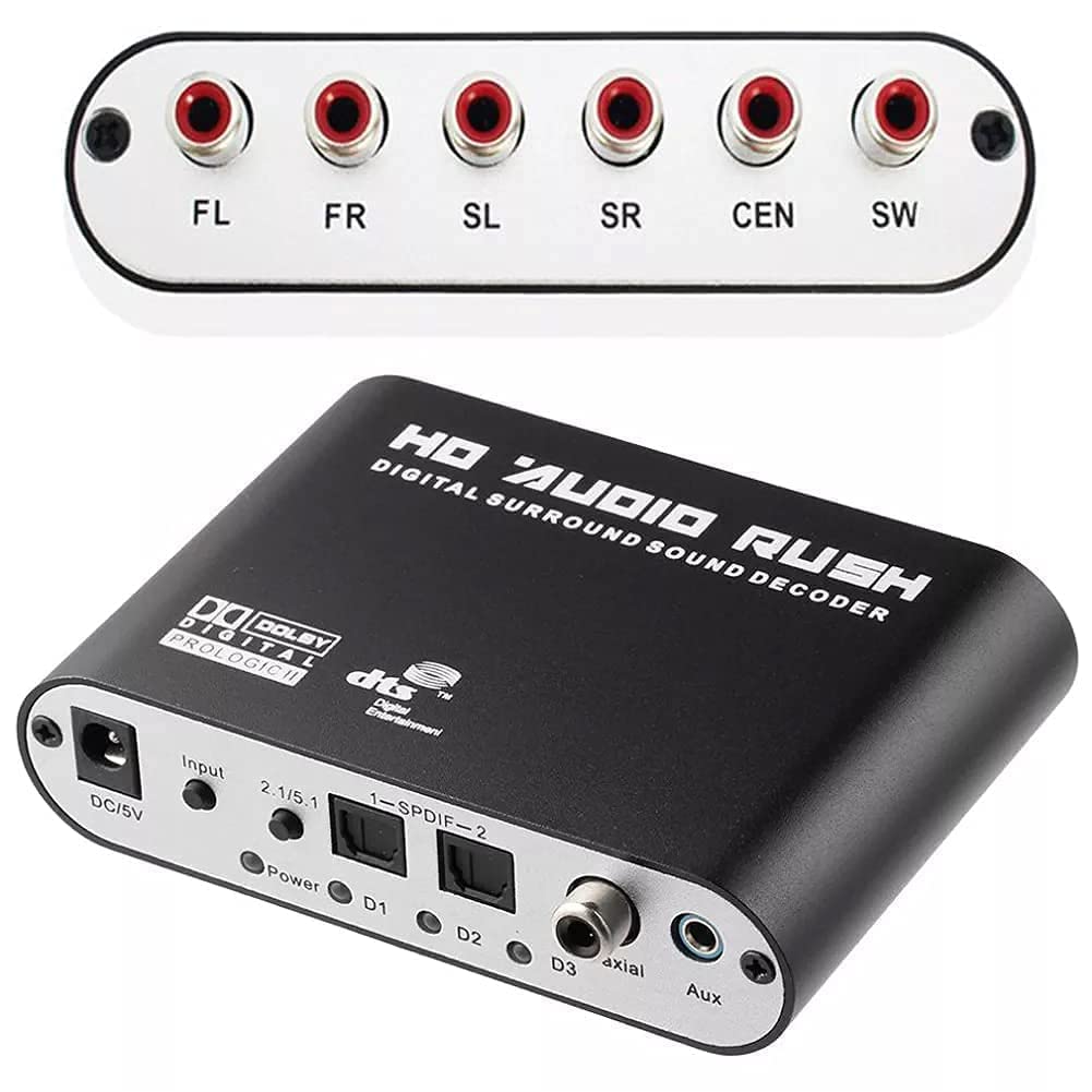 voocme VOOCME® Audio Decoder 5.1 Audio Decoder Surround Sound Rush for STB DVD Player HD Player Xbox 360 (VM-AR-07)-picture-22