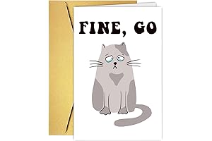 Funny Cat Goodbay Card