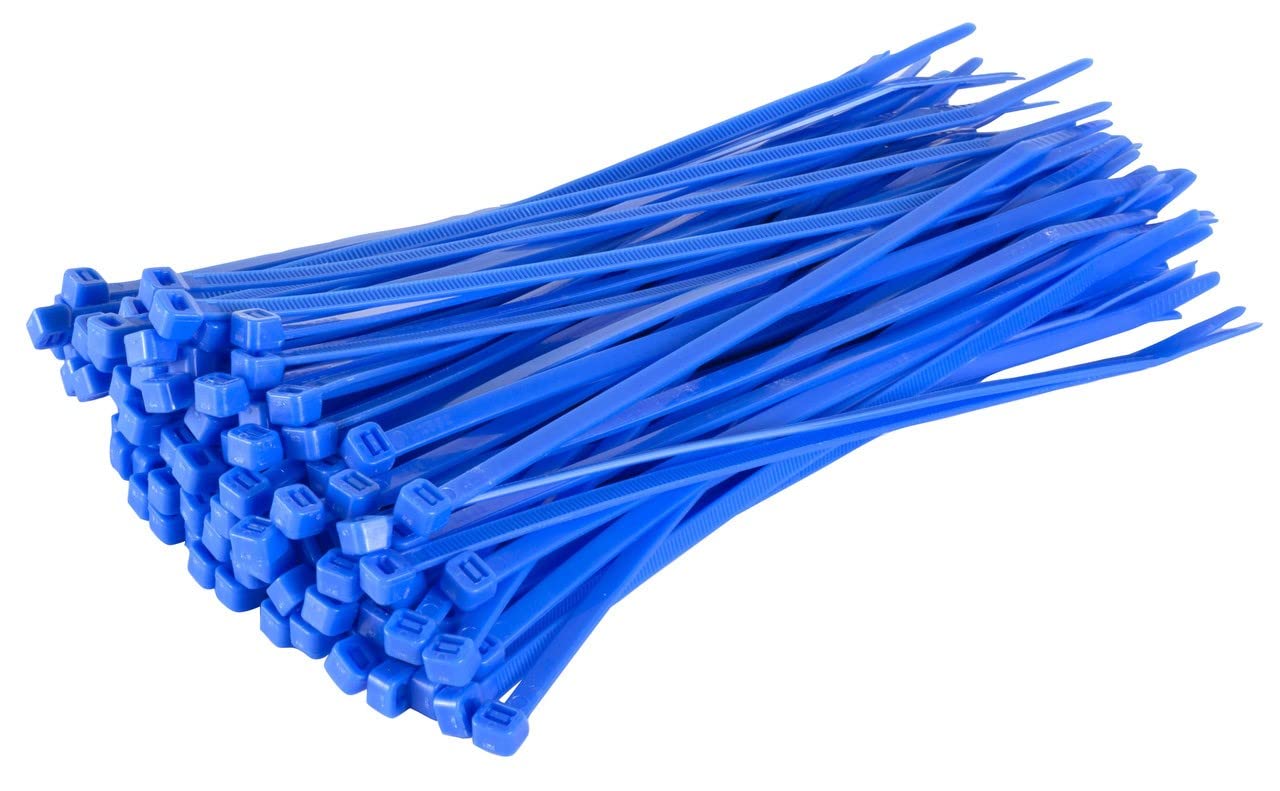 Newsome Blue 100Mm X 2.5Mm Cable Ties (Pack Of 20)