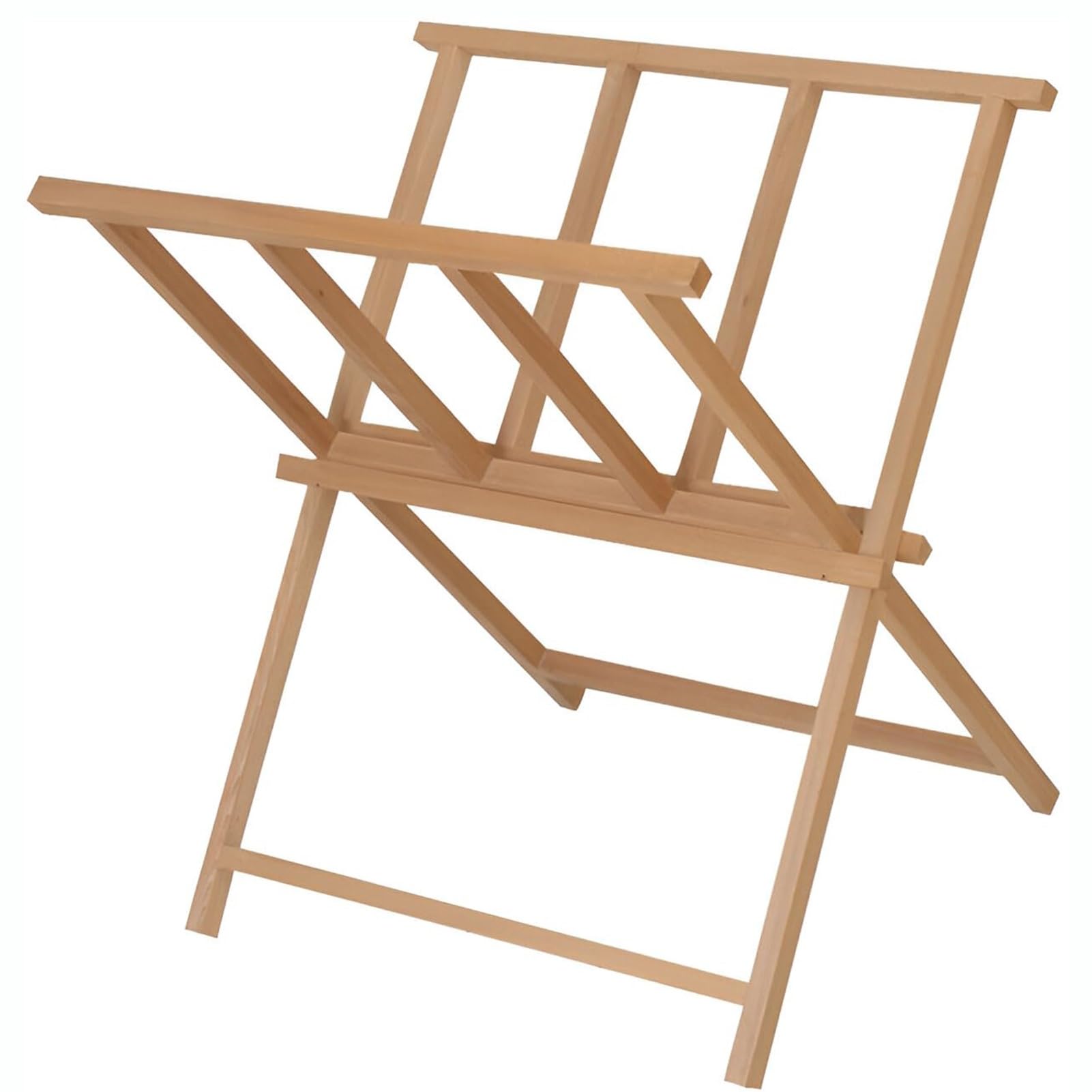Soporte de madera móvil para almacenamiento de obras de arte y pintura, caballete de estudio ajustable para herramientas de pintura y proyectos de arte para adultos