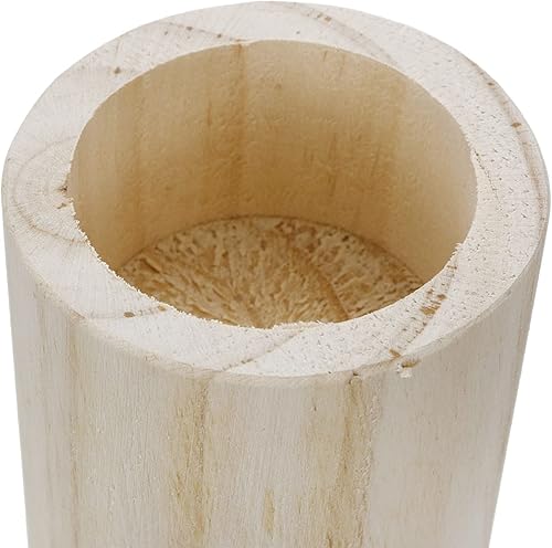 Miniatura 6 de 4 elevadores de madera cilíndrica para cama, elevadores de muebles de madera, color original sólido para pintura de bricolaje, sofá, silla, mesa,