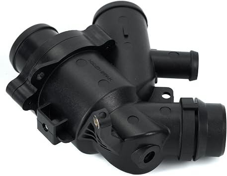 Coolant Thermostat Housing Assembly Fit 2010-2017 for Jaguar XJ, 2010-2015 XK & XKR & XFR & XF, 2014-2017 F-Type & XJR 5.0L, 2010-2017 for Land Rover Range Rover & Range Rover Sport 5.0L
