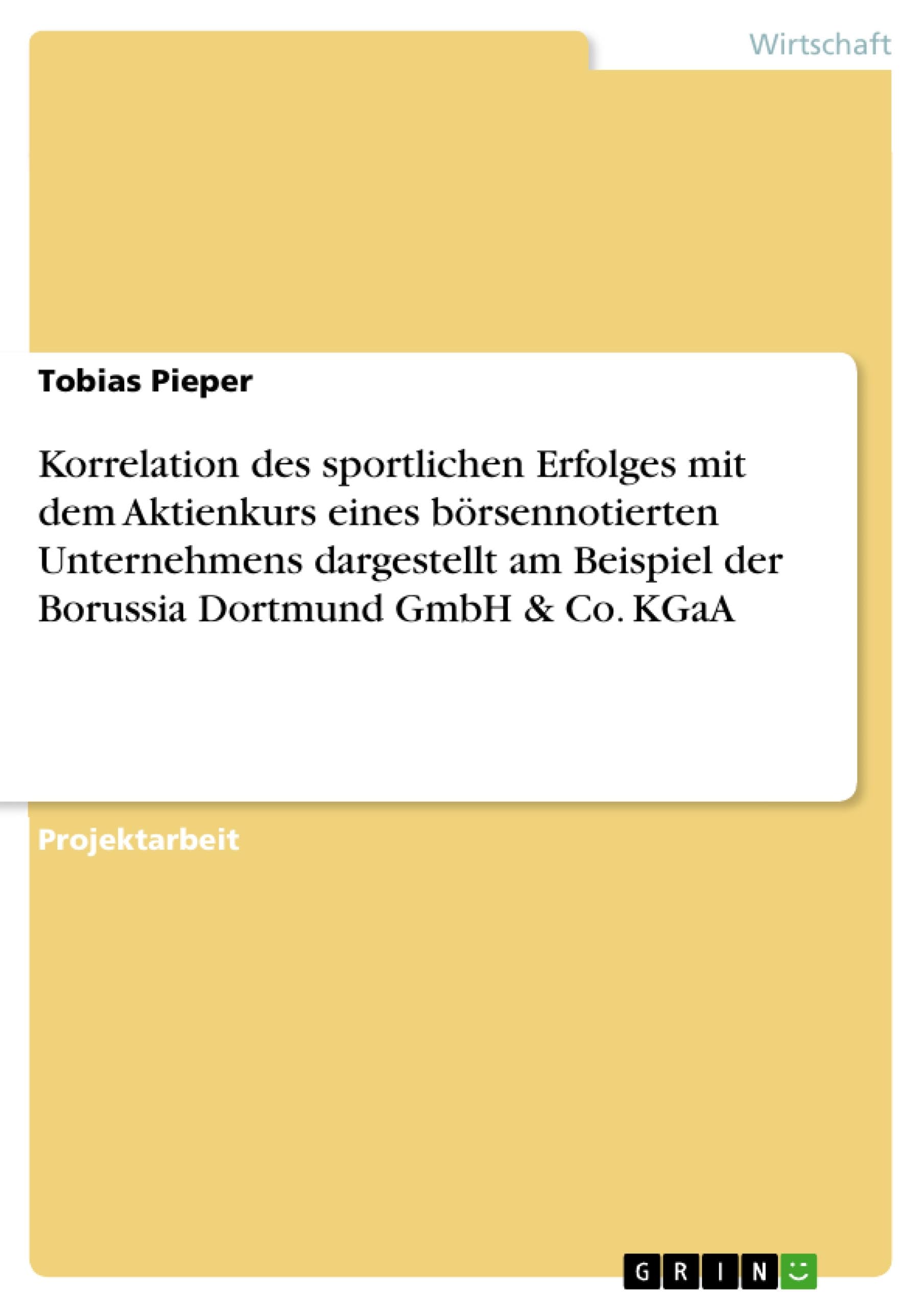 Cours de bourse Dortmund livre de finance pour lier performance sportive et valeur d'action