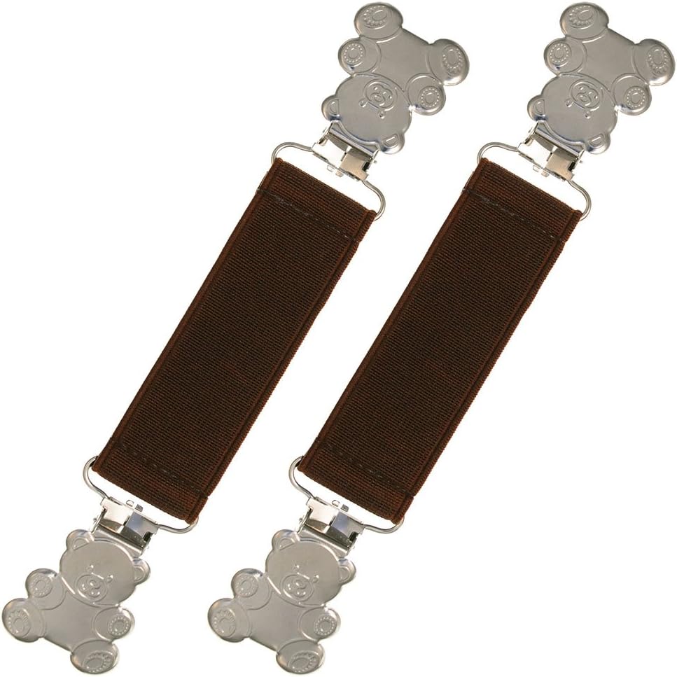 Extra Strong Elastic Teddy Bear Glove and Mitten Clips - Best Warranty!