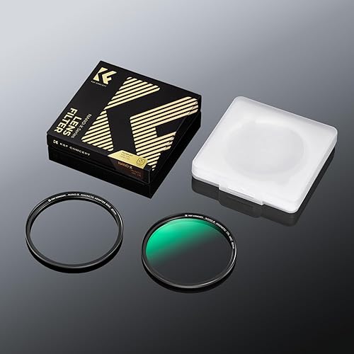 Miniatura 8 de K&F Concept Filtro polarizador magnético de 2.165 in + kit de anillo básico magnético, filtro polarizador circular resistente a los arañazos con 28