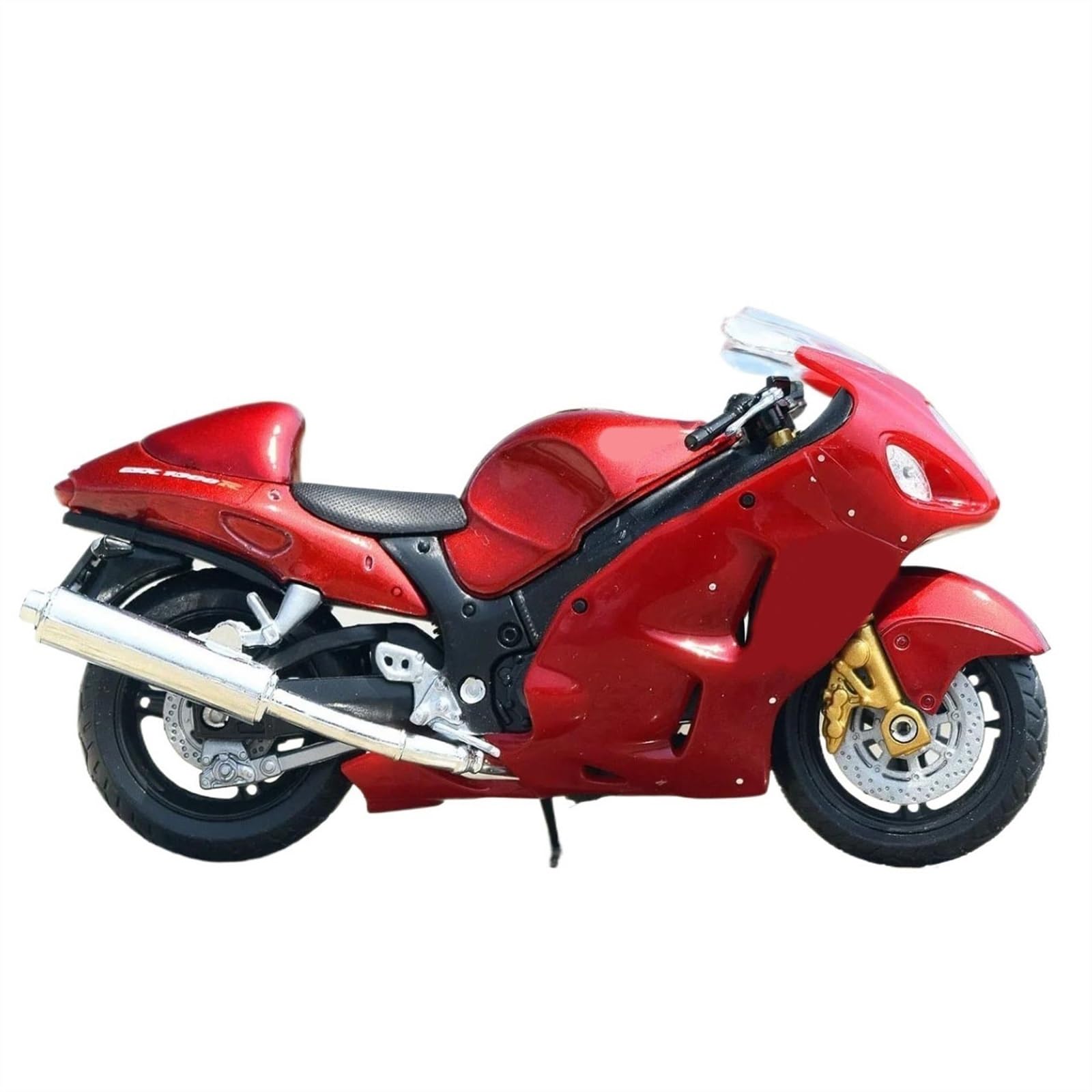 MAKUTU Modello di Moto in Scala per Suzuki Hayabusa GSX-1300R 1:18 Modello di Moto Die Cast Veicoli da Collezione Hobby Giocattoli Regalo di Compleanno