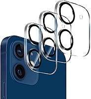 Vista 192 de 3 Pack Tempered Glass Camera Lens Protector for iPhone 12 6.1", Ultra HD, 9H Hardness, Anti-Scratch, Case Friendly, Easy to Install