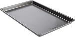 GoodCook PRO Grande plaque de cuisson Pan Non Stick Warp & Construction en acier au carbone sans rayure pour four à cuisson uniforme sans danger jusqu'à 480°F, 11 x 17-Inch, gris
