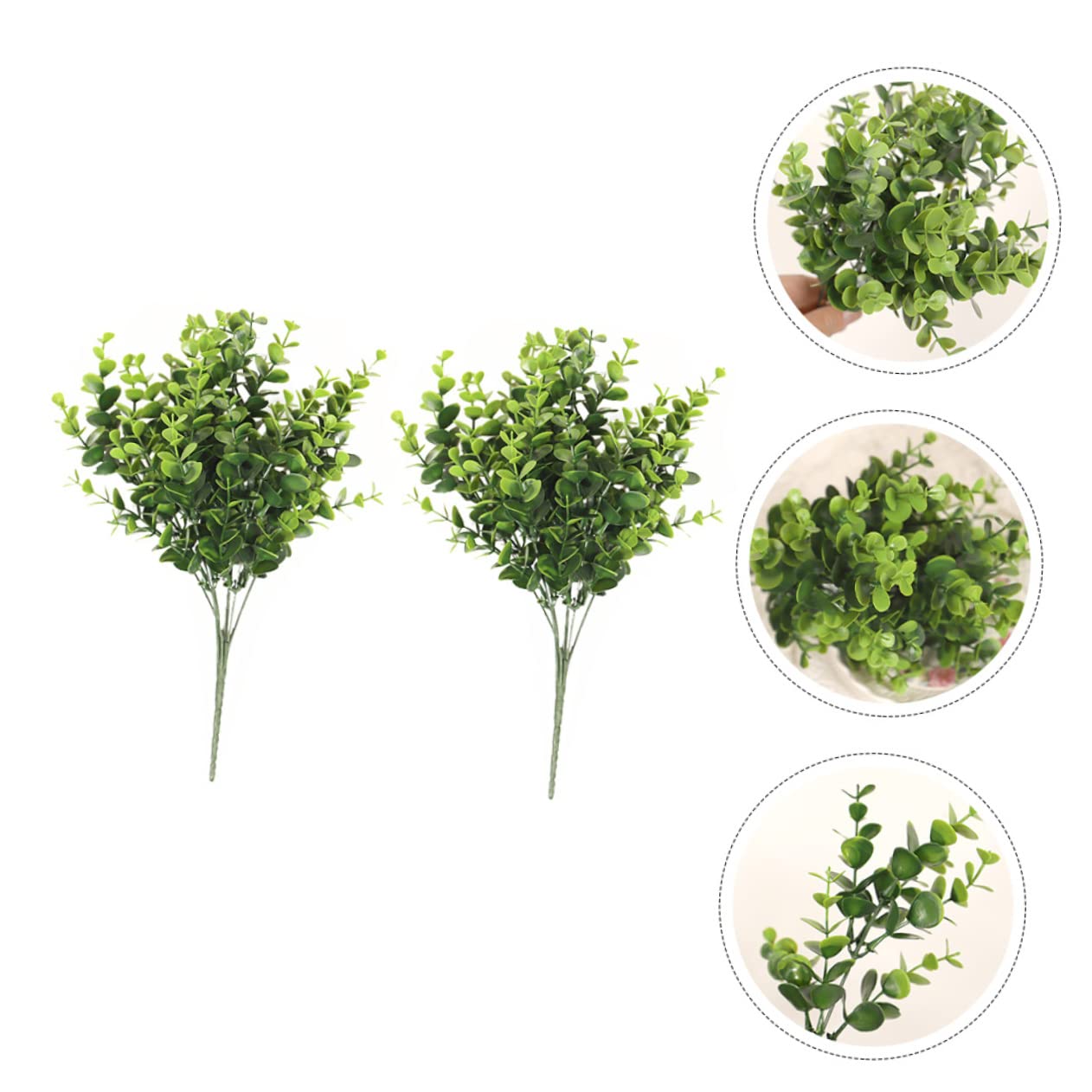 ABOOFAN 5 Sets Künstliche Eukalyptus-stängel Box Eukalyptuszweige Für Blumenarrangements Feiertags-mittelstück 2 Stück * 5