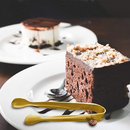 Miniatura 4 de Paquete de 12 pinzas pequeñas de hielo para azúcar, mini pinzas de acero inoxidable para servir aperitivos para fiestas, café, té, vinos, cocina