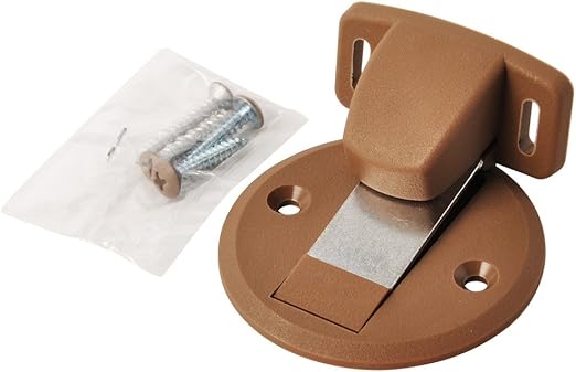 Amazon 丸喜金属 フラット戸当り マグネット式面付型 アンバー ドア用金物