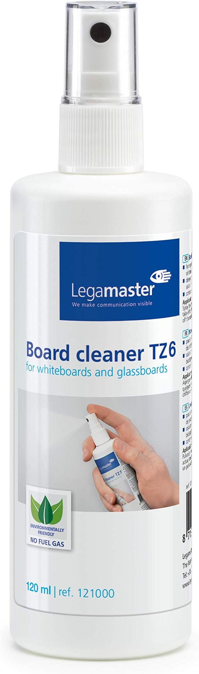 TZ 6 Whiteboard and Glassboard Cleaner - 150ml Bottle