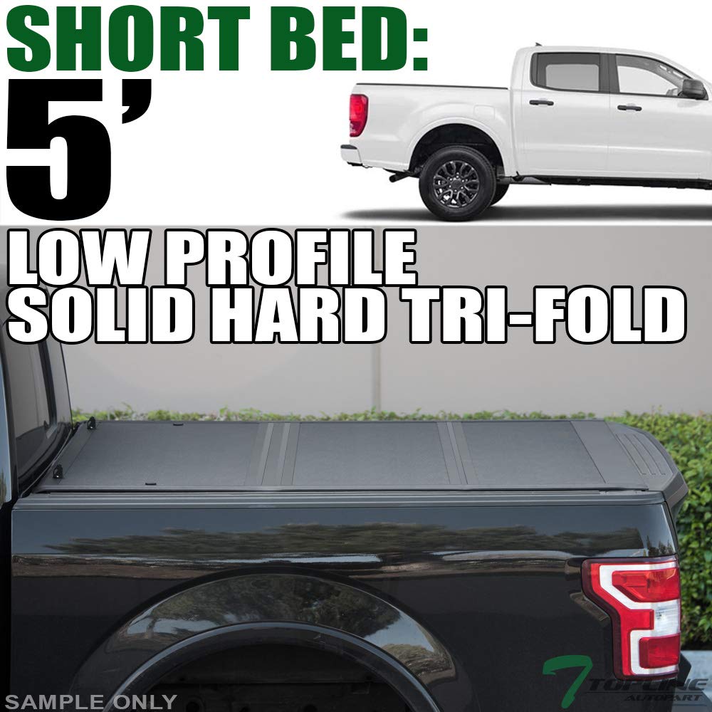 Buy TLAPS Low Profile Tri Fold Hard Aluminum Truck Bed Tonneau Cover