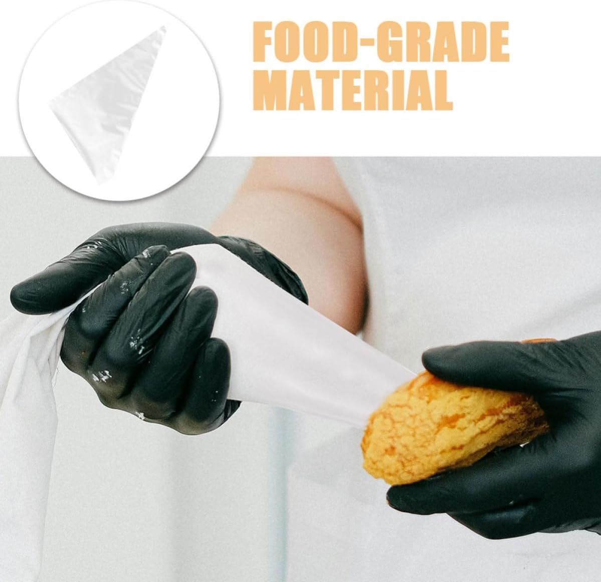 Disposable Piping Bags 100pcs Hdpe Pastry Bags for Macarons