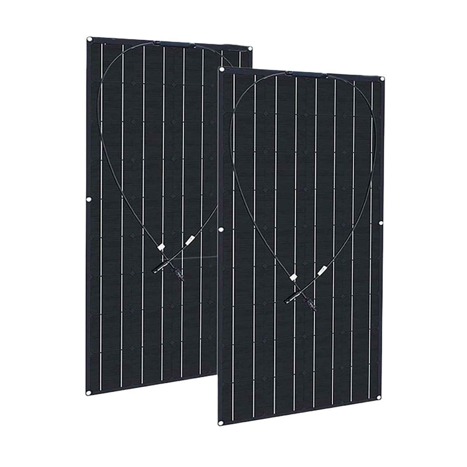 Pannello Solare Flessibile da 3000 W Caricabatteria da Esterno 12 V Kit di Celle Solari da Turismo da 1500 W for Telefono di Casa Yacht da Campeggio(2PC-3000W)