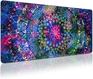 Large Mouse Pad, 31.5" x 15.7" Acezeek Mandala Desk Mat Extended Gaming Mouse Pad with Non-Slip Rubber Bas, Waterproof Computer Keyboard Mousepads for Office, Home, Work, Game (Colorful Mandala)