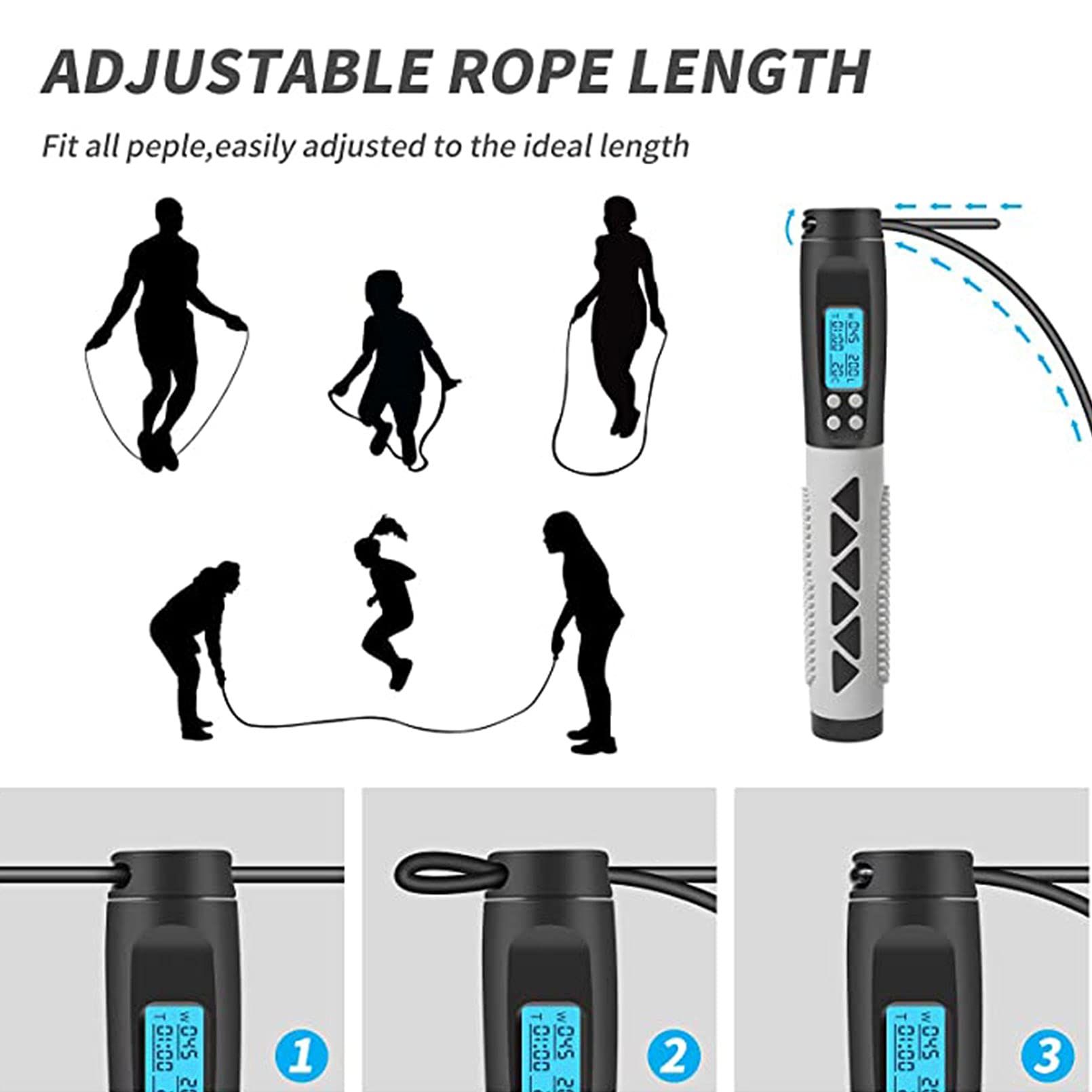 Cuerda Saltar Comba Profesional Cross Training Alta Velocidad sin Cable para Hombre, Mujer, Fitness, Ejercicio de Intervalos, Crossfit