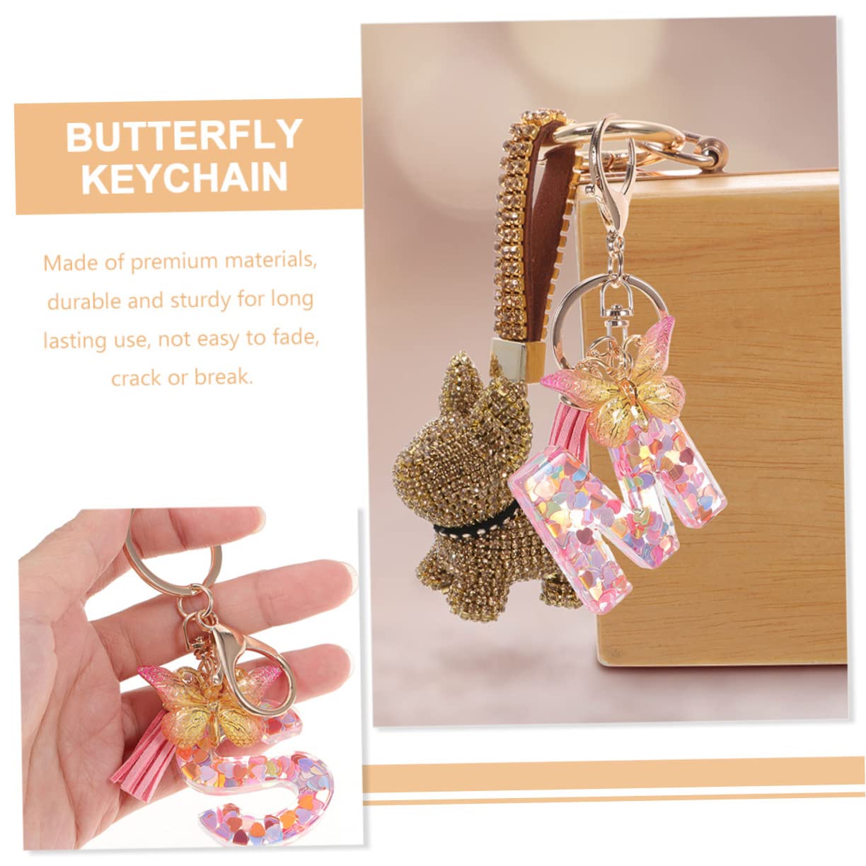 10stücke Initial Letter Schlüsselanhänger Mit Quasten Personalisierte Buchstaben Schlüsselringe Für Frauen Taschen Und Perfektes Für Besondere Anlässe
