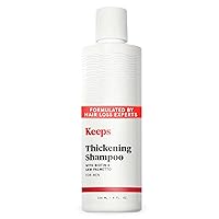Vista 1 de Champú Keeps para la pérdida de cabello en hombres con biotina - Champú anticaspa y para el crecimiento del cabello para hombres - Bloqueador de DHT