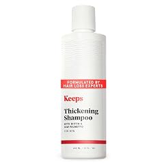 Keeps Mens Hair Loss Shampoo with Biotin - Anti-Thinning Hair Growth Shampoo for Men - DHT Blocker with