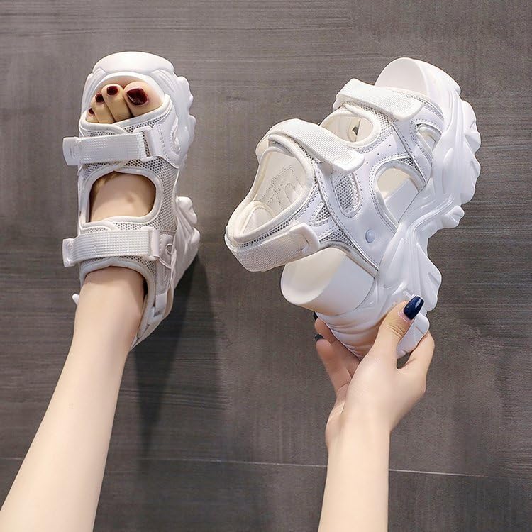 Lady's platform sports sandals for summer casual beach shoes