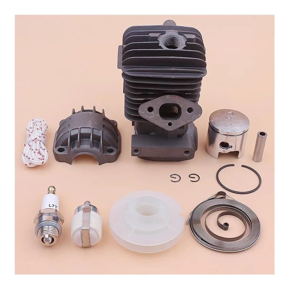 Kit Cylindre Piston 34 mm Haute Résistance pour Moteur Tronçonneuse 2500